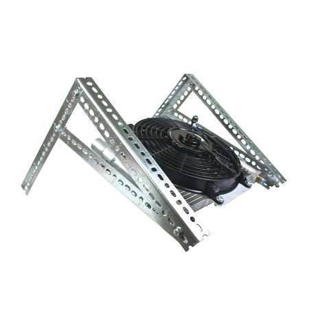 Xtrude Transmission Cooler with Fan - Complete Kit 3/8in Lines